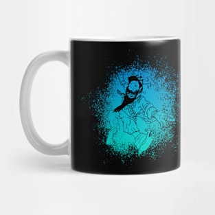 The Deranged King (Aqua) : A Fantasy Character Mug